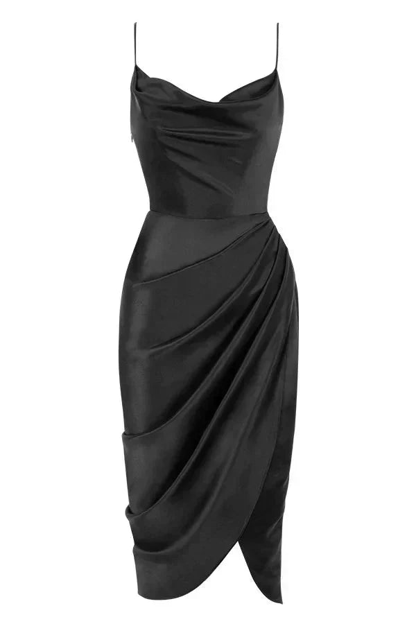 Eliza™ | Silk Maxi Dress With Corset